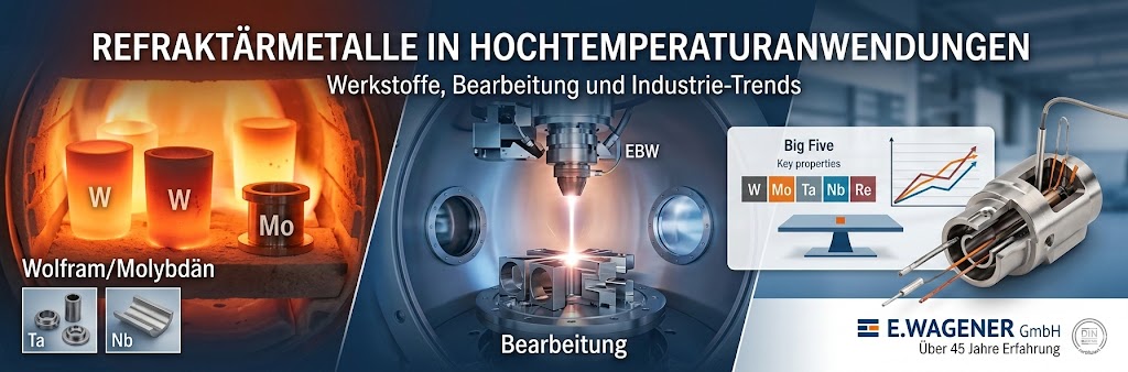 High-temperature applications with refractory metals