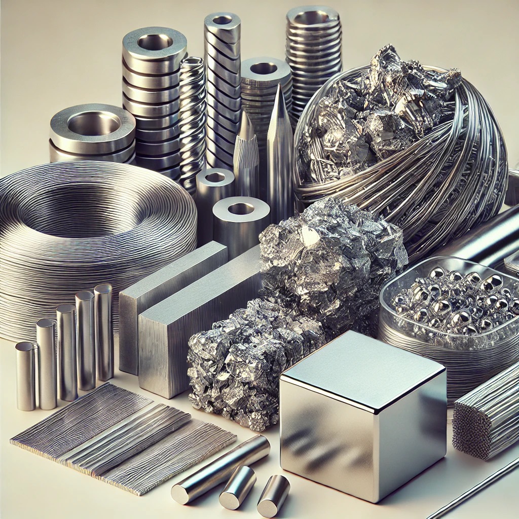 Zirconium semi-finished products: rods, sheets, wires